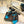 SL CASSANDRA SANDALS CERULEAN POLISHED CALFSKIN