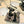 SL OPYUM SANDALS 80 BLACK AND GOLD CALFSKIN