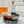 HM Men's Alessandro Loafer Black Orange Embossed Cowhide 697693