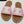 LYMPIA MULE IN TRIOMPHE JACQUARD WOOLLEN FABRIC WHITE PINK CARO