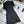 LV 25 Metal Petal Decoration Round Neck Dress Black White Polyester Acetate