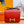 constance 24 red epsom leather silver hardware