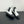 CC Chelsea Ankle Boots In White Mix Black Cowhide 949683