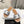 LYMPIA MULE IN TRIOMPHE JACQUARD WOOLLEN FABRIC White Black Caro