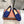 dot sole walk mocassin blue suede