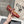 Alaila Biker Ballet Flats In Brown Red Cowhide 911440