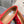Alaila Ballet Flats In Red Velvet With Rhinestones 971994