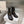 CD 26s Lace-Up Knee- Ankle Boots Black Calfskin 924101