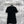 LV 25 Round-Neck Logo Metal Buttoned Dress Black Poliester