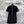 LV 25 Round-Neck Logo Metal Buttoned Dress Black Poliester