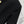 LV 25 Round-Neck Logo Metal Buttoned Dress Black Poliester