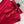 LV 25 Ped Pleated Cross Dress Red Polyester