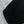 LV 25 Stand-Up Collar Ruffled Edges Dress Black Polyester