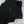 LV 25 Stand-Up Collar Ruffled Edges Dress Black Polyester