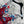 LV 25 Retro Floral Pattern Suspender Flower Dress Red Poliester
