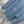Fendi 25 Double F Irregular Skirt Blue Viscose Polyester