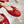 CD Ballet Pump Red Quilted Cowhide