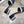 CD 26 Embroidered Sandals 45mm Dark Blue White Canvas 592238
