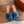 LP 26s Summer Mule Heels 60mm In Dark Blue Suede