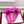 VLogo Bow Mules Women Silk Hot Pink