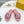 FENDI THICK SOLE 3 CM SEQUIN SLIPPER ROUGH PINK