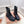 Miu Laced Booties Black Calfskin