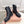 Miu Laced Booties Black Calfskin