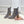 CD Icon Heeled Ankle Boot 80mm Grey Suede