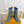 LV Silhouette Ankle Boots 100mm Dark Blue Monogram Jacquard Fabric