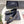 FLAT LOAFERS WITH GOLD CHAIN IN BLACK SMOOTH CALFSKIN