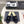CC 26s Bow Slippers Black Satin Sheepskin 586896