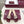 GG 26 Flat Sandals Dark Red Patent Leather 587090