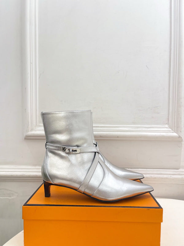 HM 26s Nice 40 Ankle Boot Sliver Lambskin 947287