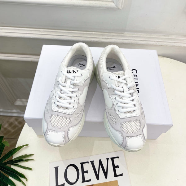 CE 26s Runner Sneaker White Mesh Suede 947584