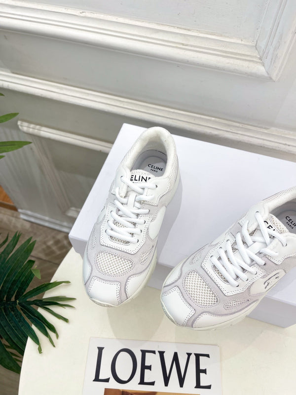 CE 26s Runner Sneaker White Mesh Suede 947584