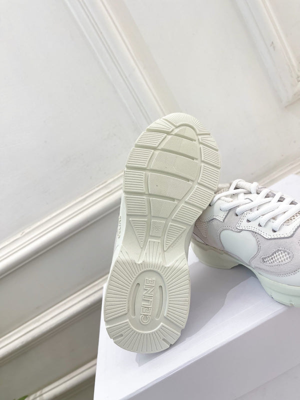 CE 26s Runner Sneaker White Mesh Suede 947584