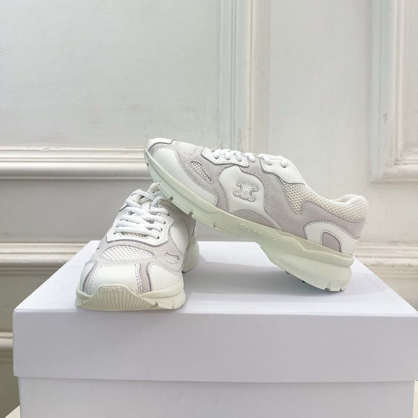 CE 26s Runner Sneaker White Mesh Suede 947584