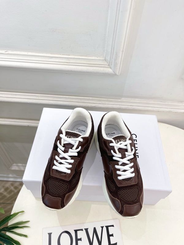 CE 26s Runner Sneaker Coffee Mesh Suede 947583