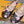 LV 26s Ballet Flats Brown Pink Monogram Leather 610839
