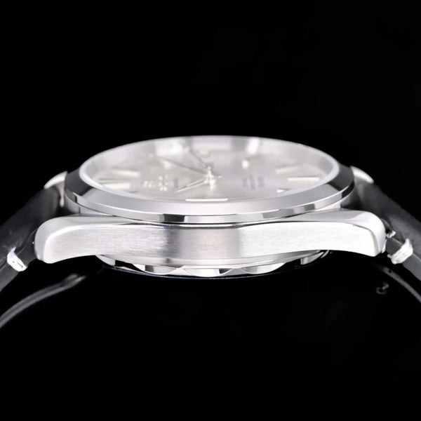 Omega Seamaster 150M Aqua Terra Observatory 39mm Black Leather Strap