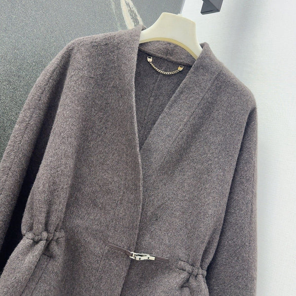 HERMES 25S REVERSIBLE LONG KNIT CARDIGAN 173