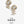 PENDANT EARRINGS IN GOLD METAL WHITE CRYSTAL TWISTED RIBBED DOUBLE C