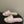 CC 26s Flat Slippers Pink Gold Fabric Sheepskin 649485