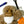 LV Monkey Brown and Beige Charm