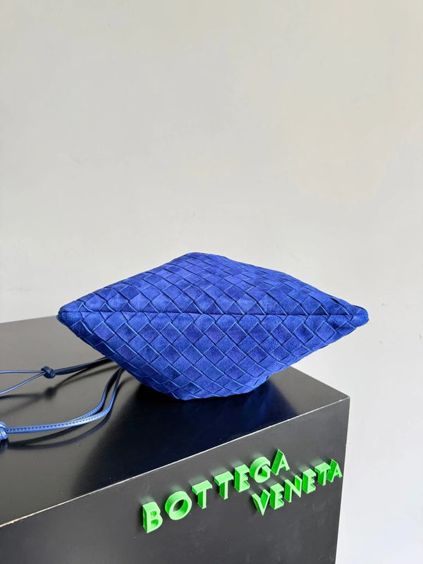 Bottega Veneta 2026 Dust Bag 32cm Blue Suede 137068