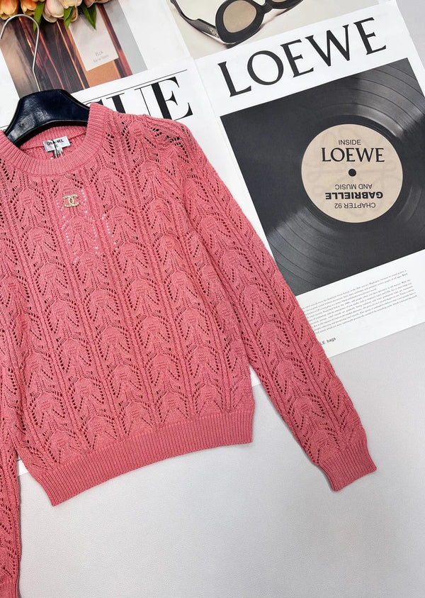 CHANEL 25S LONG-SLEEVE SWEATER 442