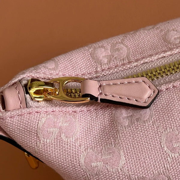 Gucci 2026 Vanity GG-Canvas Mini Top Handle Bag Pink Canvas Leather 280779