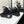CC 26s Casual Sneakers Black Fabric Sheepskin 626368