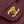 CC 2026 Clutch With Chain 25cm Burgundy Lizard-embossed Calfskin