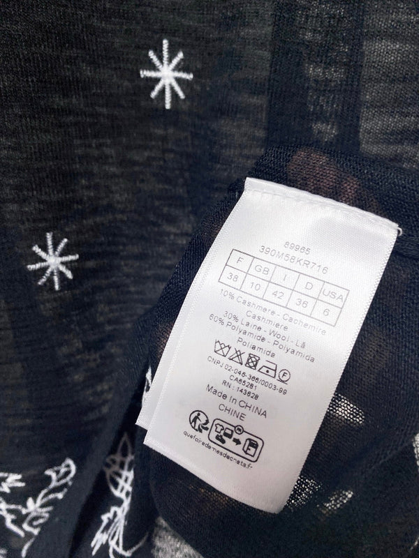 CD 2026 Sleeveless Knit Vest Black Polyamide 479939
